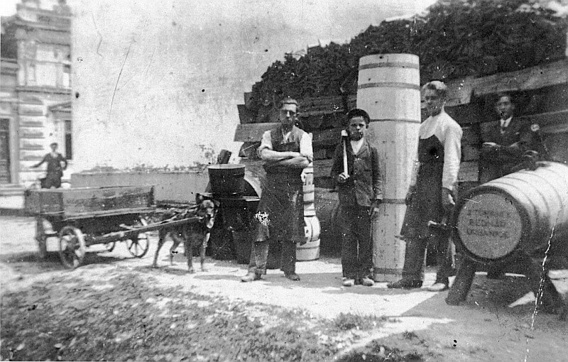 Doprava výrobků v začátcích